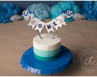 Shark Cake Topper, Shark 1st Birthday, Shark Party Decorations, Shark Smash Cake Topper, Shark Party Decor, Boy Shark Birthday, Boy Shark