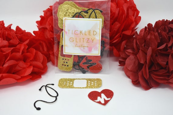 Nursing School Graduation Party Decorations Nursing Confetti Etsy