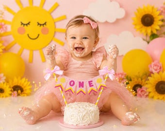 You Are My Sunshine Cake Topper, First Birthday Party Decorations