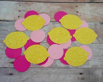 200 Pink Lemonade Party Decorations, Pink Lemonade Birthday, Lemonade First Birthday, Lemon Confetti, Pink Lemonade Invitation, Summer Party