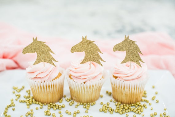 Horse Cupcake Toppers Horse Birthday Party Decorations Horse Birthday Derby Party Decorations Talk Derby to Me Cowgirl Cupcake Toppers Etsy UK