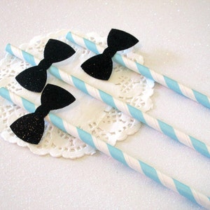 Little Man Decorations, Little Man Birthday,  Bow Tie Straws,  Bow Tie Decorations, Boy Baby Shower Decor, Boy Baby Sprinkle, Boy Sip See