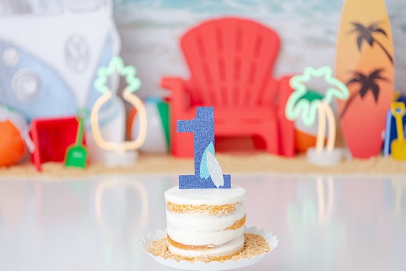 First 1st Shaka Birthday Cake Topper | Shaka Birthday Cake Topper Surf Cake T
