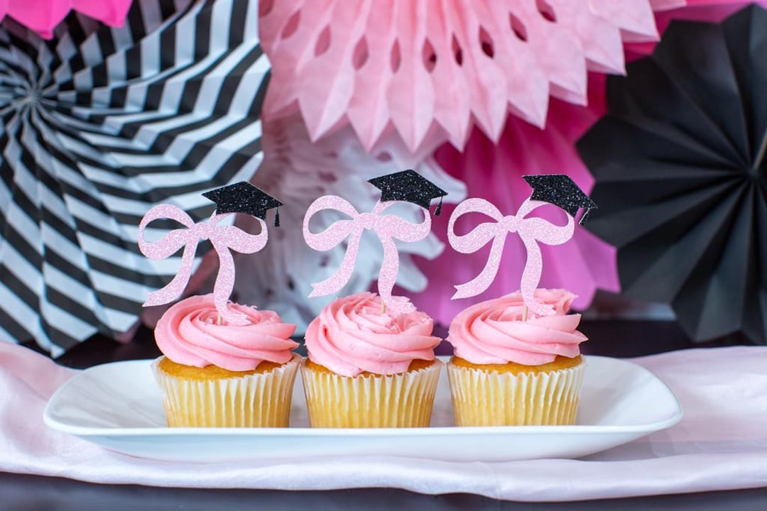 Bowling Party Cupcake Toppers Bowling Birthday Party Decorations Girl