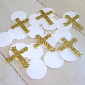 Baptism Confetti, Mi Bautizo, Cross Confetti, Easter Confetti, Religious Confetti, Religious Party Decor, Baptism Decorations, Baptism Decor