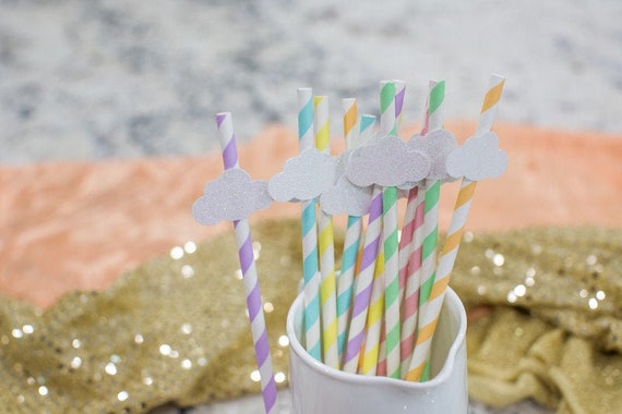 Pastel Rainbow Decorations. Pastel Rainbow Birthday. You Are My Sunshine Decorations. Pastel Rainbow Straws. Pastel Rainbow 1st Birthday. Il_570xn