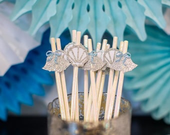 Seashells and Wedding Bells Bachelorette Party. Seashells and Wedding Bells Bridal Shower. Seashell Party Decorations. Wedding Bells Decor.