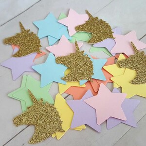 Pastel Rainbow Unicorn Confetti, Pastel Rainbow Unicorn Birthday, Pastel Rainbow Unicorn Baby Shower, Pastel Rainbow Unicorn First Birthday