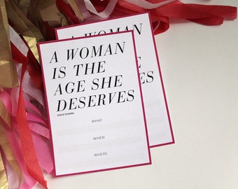 Chanel invitation | Etsy