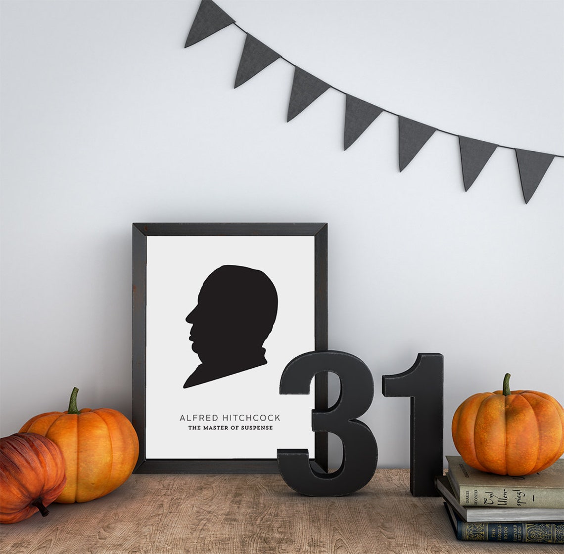 Alfred Hitchcock Silhouette Printable - Etsy Sweden