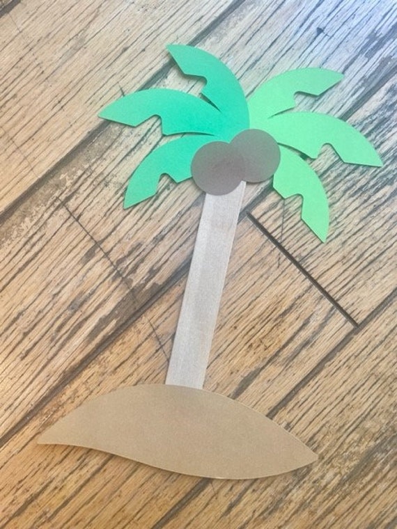 Make Your Own Palm Tree Craft Kit / DIY Palm Tree Craft Kit / Etsy