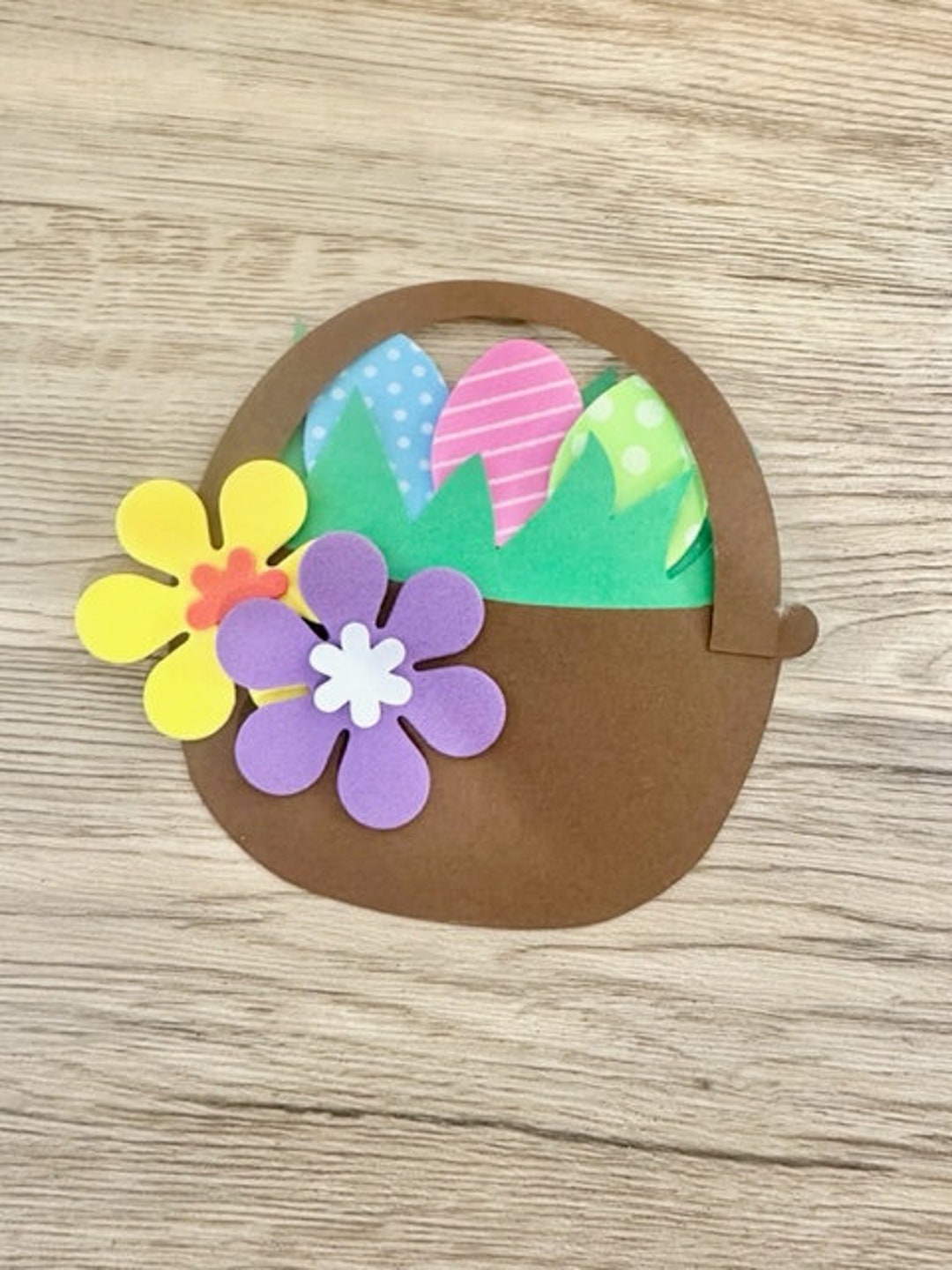 CLEARANCE Make Your Own Easter Basket Craft Kit / DIY Easter Etsy