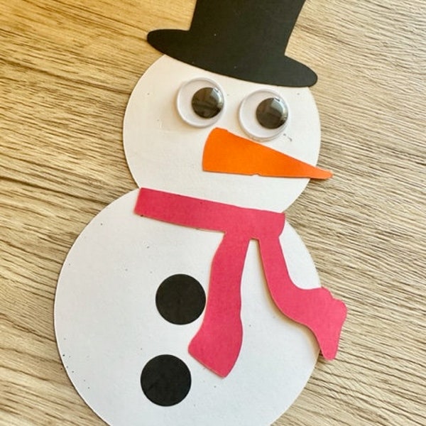 Make Your Own Snowman Etsy