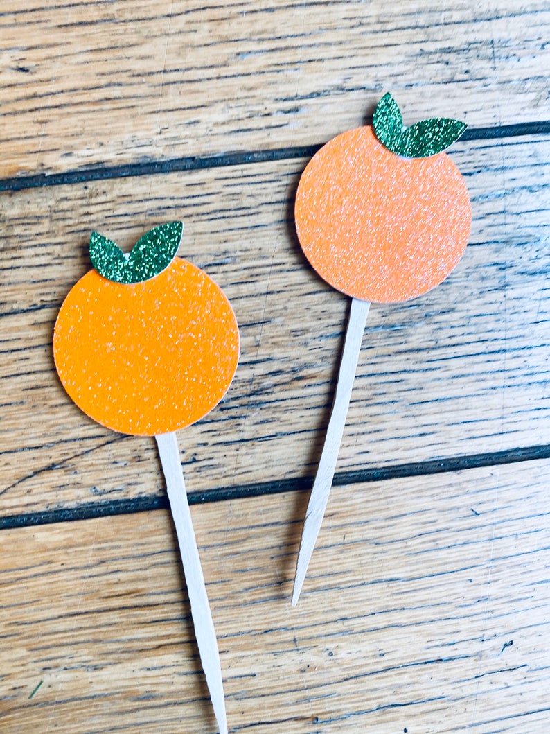 Little Cutie Cupcake Toppers Clementine Cupcake Toppers Etsy