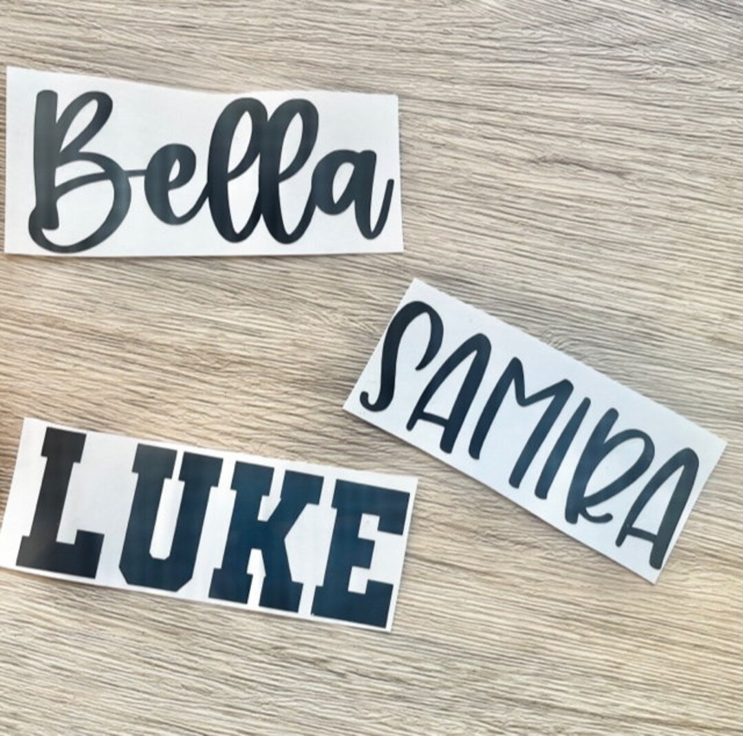 Custom Vinyl Name Decal Personalized Name Decal / Custom - Etsy
