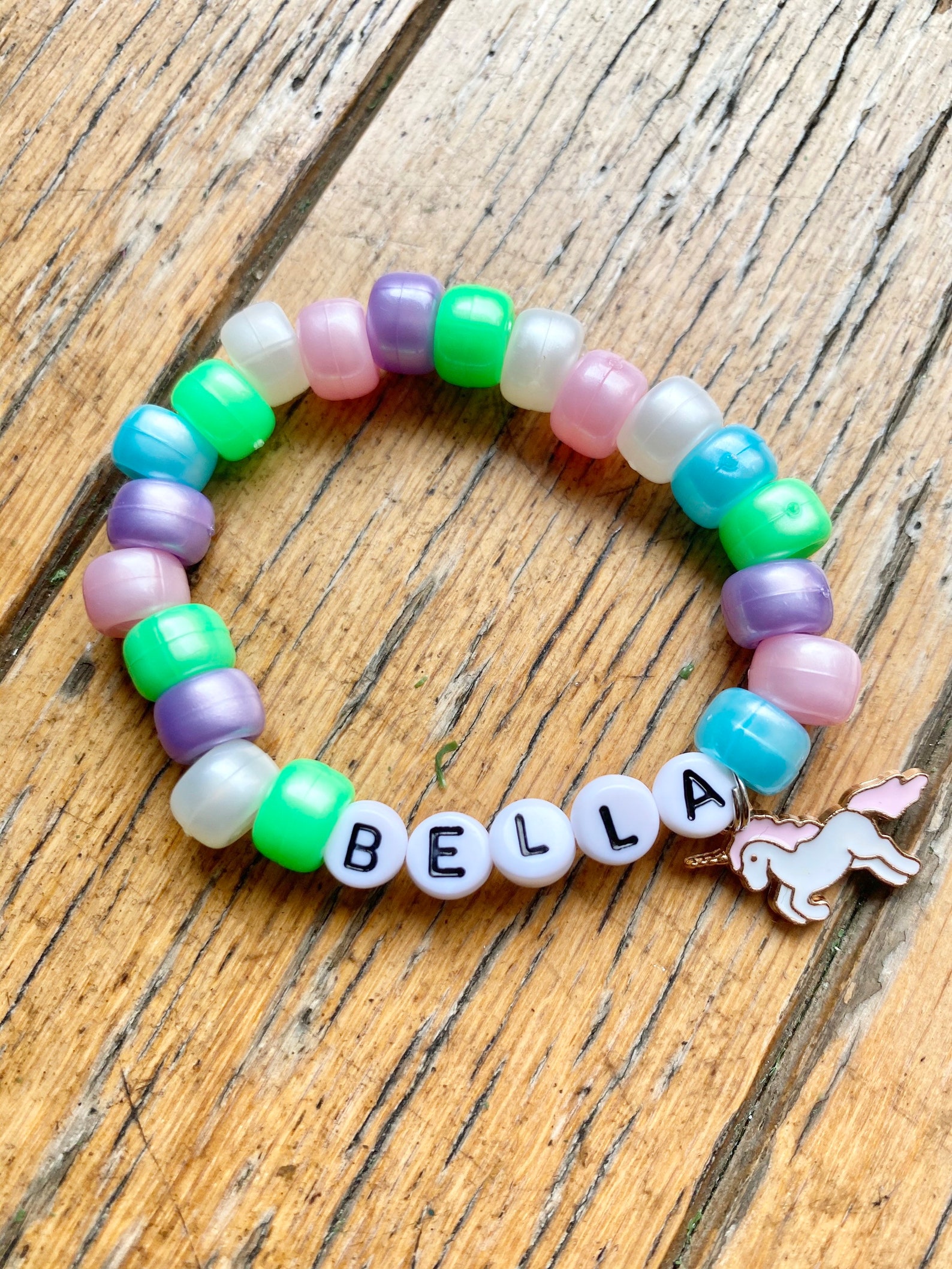 Unicorn Bracelet Kit /Kids DIY Bracelet Favor Kits / Make Your Etsy