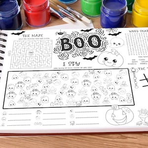 Printable Halloween Activity Sheet / Kids Printable Activity - Etsy