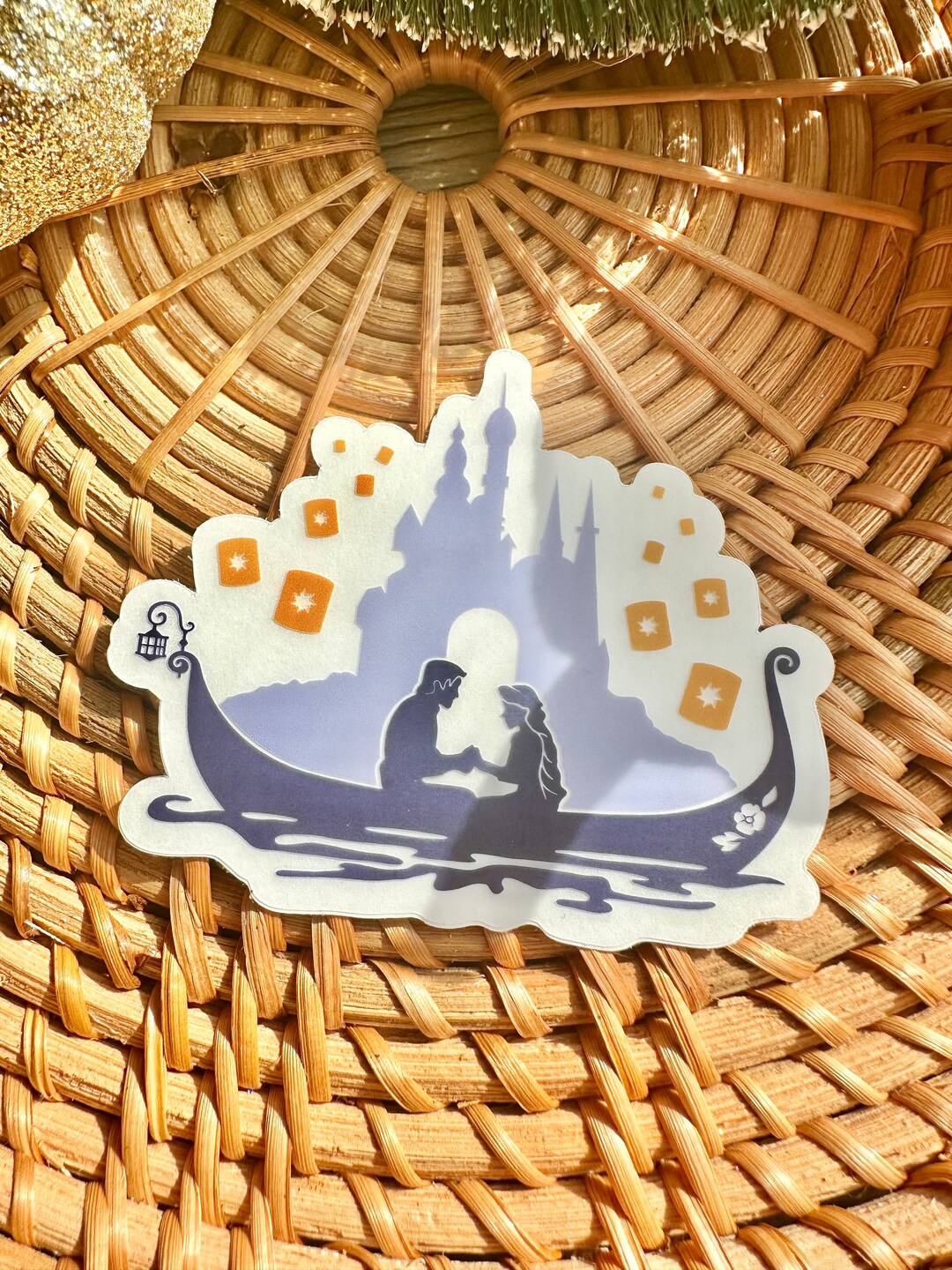 Floating Lights Vinyl Sticker/ Rapunzel Vinyl Stickers / Princess Vinyl ...