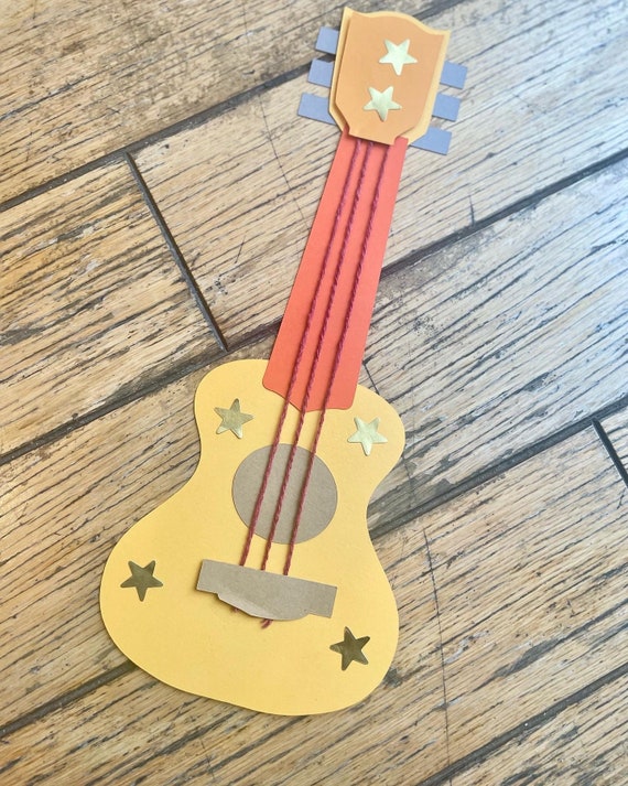 Make Your Own Guitar Kit / DIY Guitar Craft Kit / Kids Craft Etsy
