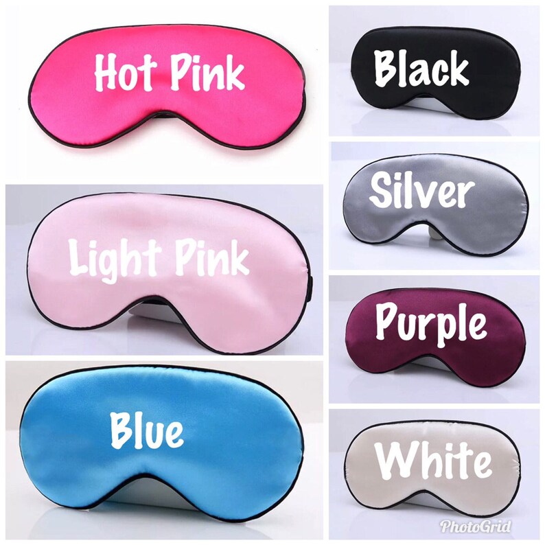 Personalized Sleep Masks / Custom Eye Masks / Personalized Etsy