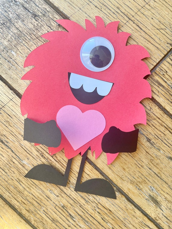 Make Your Own Love Monster Craft Kit / DIY Valentines Monster