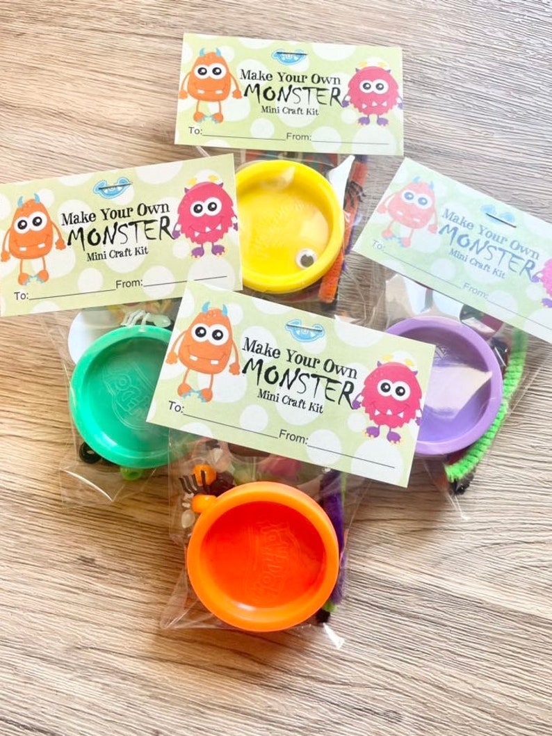Make Your Own Monster Kit / Make A Monster Play Doh Kit / Etsy