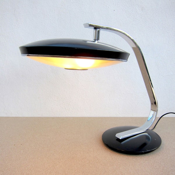 Vintage Mid Century Modern desk lamp; Mad Men office lamp in great condition, Spanish 1960s office lamp 520C by Fase Madrid