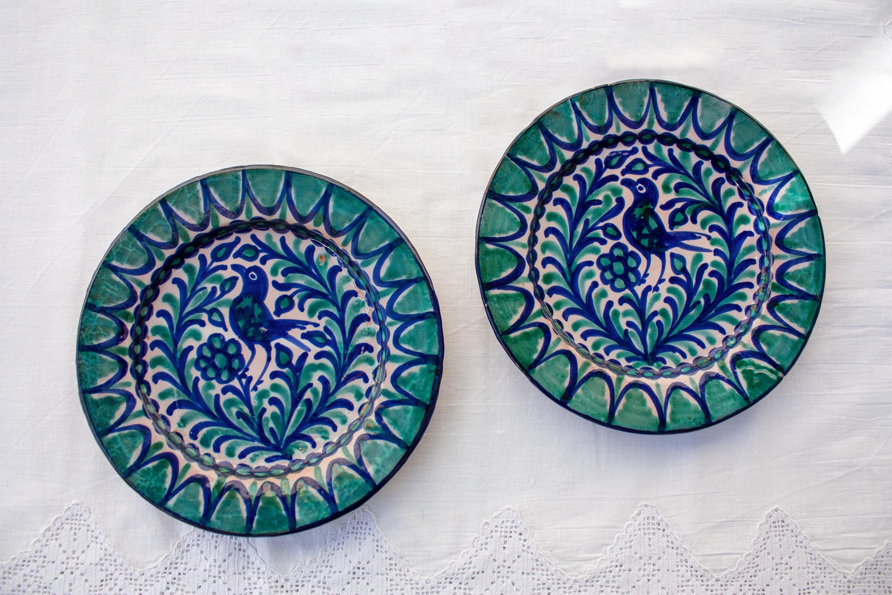 ＊Andalusia＊Ceramic plate・* Spanish Ceramics. Plate 32 cms Andalusian artistic ceramics. 01320300