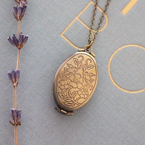 Bronze Locket Etsy