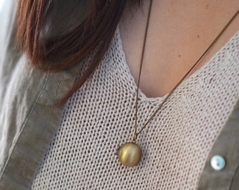 Personalized Antique Bronze Round Locket with Two Photos, Meaningful Anniversary Gift for Her, Keepsake Jewelry