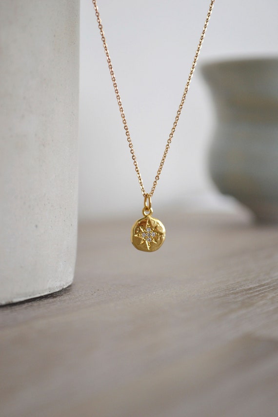 18 Karat Gold Plated Star Necklace - Premium Stainless Steel