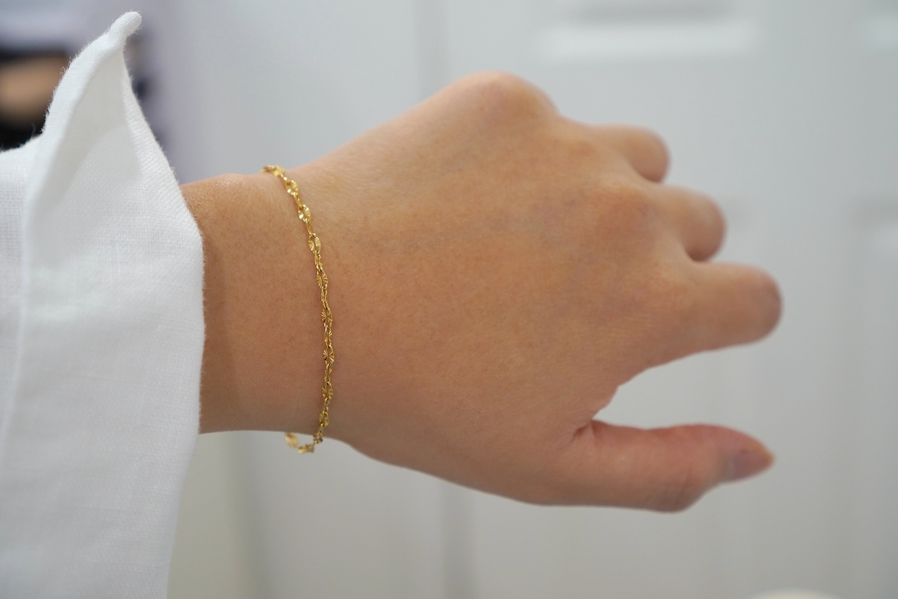 アクセサリー everyone 18k gold simple bracelet アクセサリー everyone 18k gold simple bracelet 19cm Initial Z