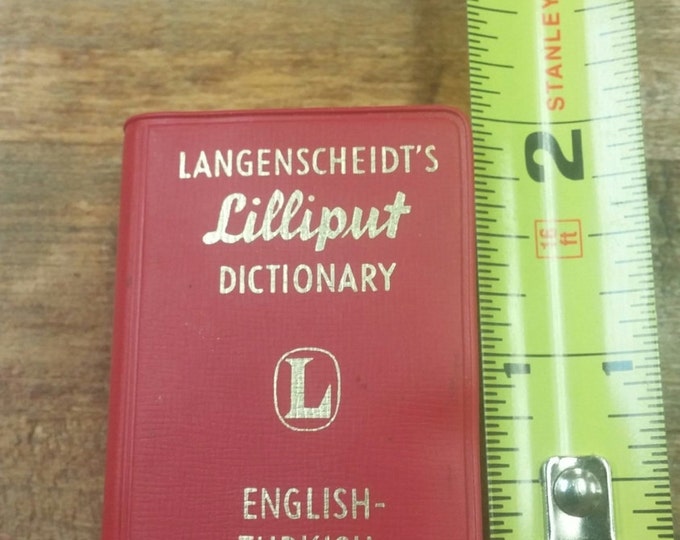 Langenscheidt's Lilliput Dictionary MINI Book Etsy