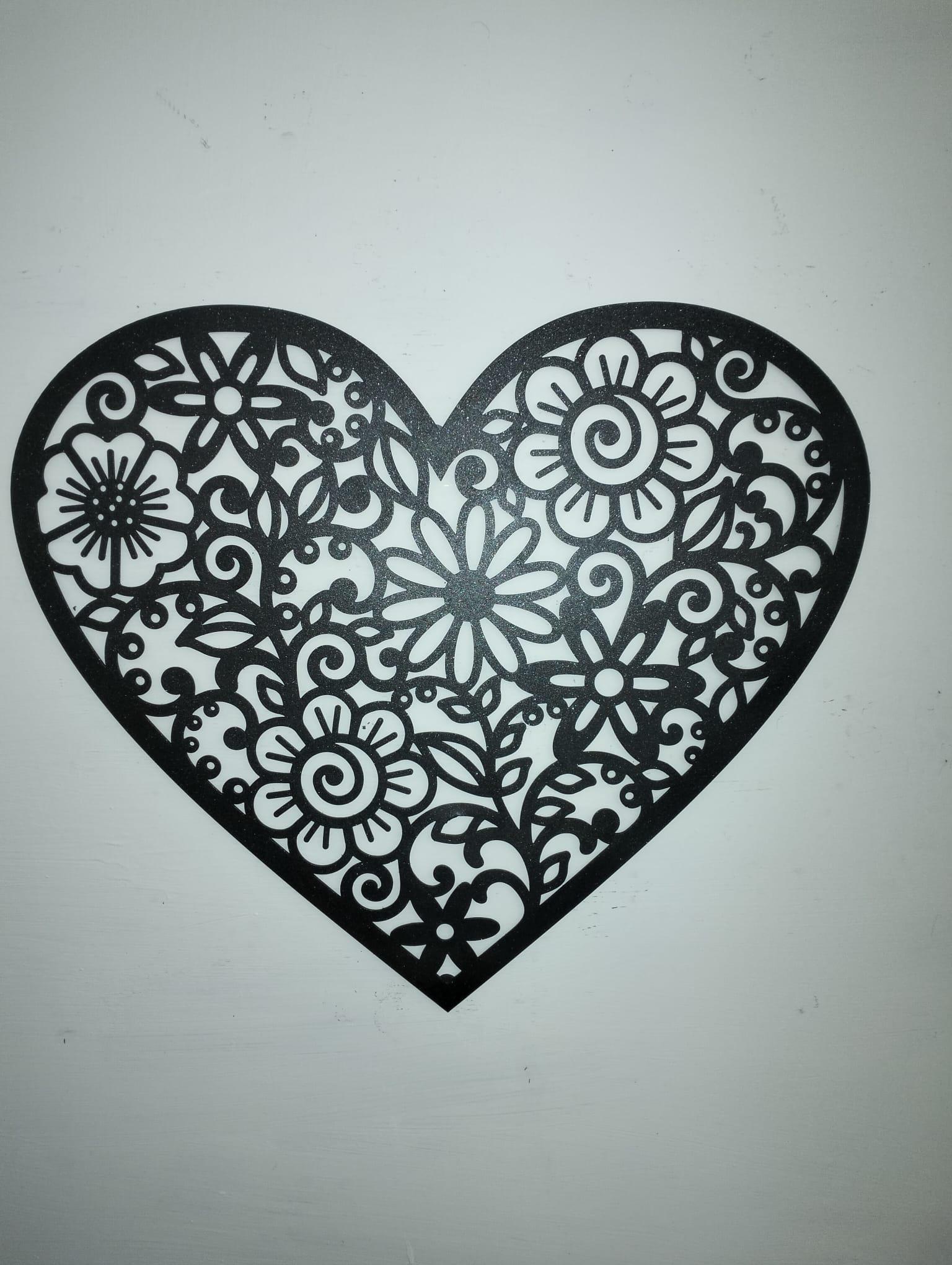 MACOSA Cuori Decorativi Con Lavagna - 2 Pezzi, MetallO, 14 Cm, Argento E Nero, Per Messaggi A Gesso - Foto 6