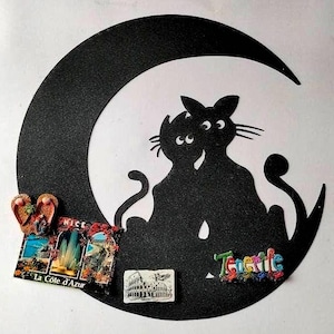 GATTO GATTI SULLA  lavagna magnetica per attaccare le calamite ,espositore magneti,