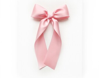 Luxe Satin Bow // Perfectly Pink