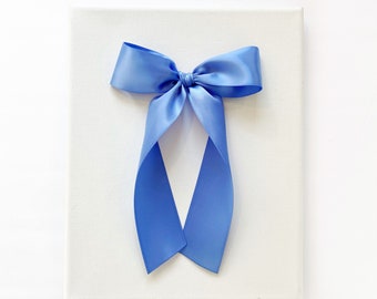 Luxe Satin Bow // Hydrangia Blue