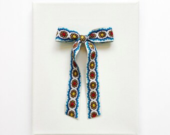 Heirloom Ditsy Floral Bow