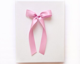 Satin Samantha Bow // Pink Sherbet