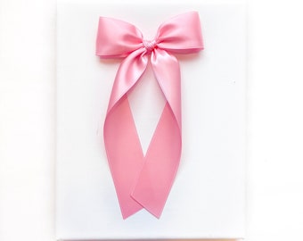 Luxe Satin Bow // Pink