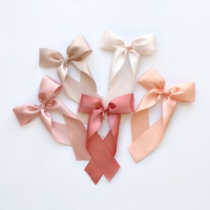 Luxe Satin Bow Set // Coastal Pastels