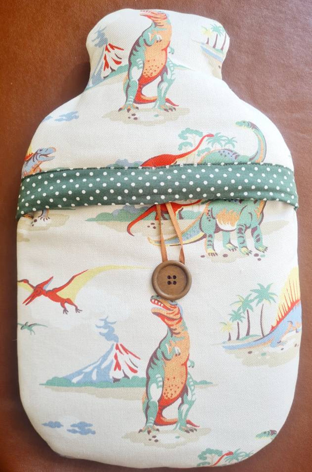 Cath Kidston Dinosaur Fabric Hot Water Bottle Cover with Etsy