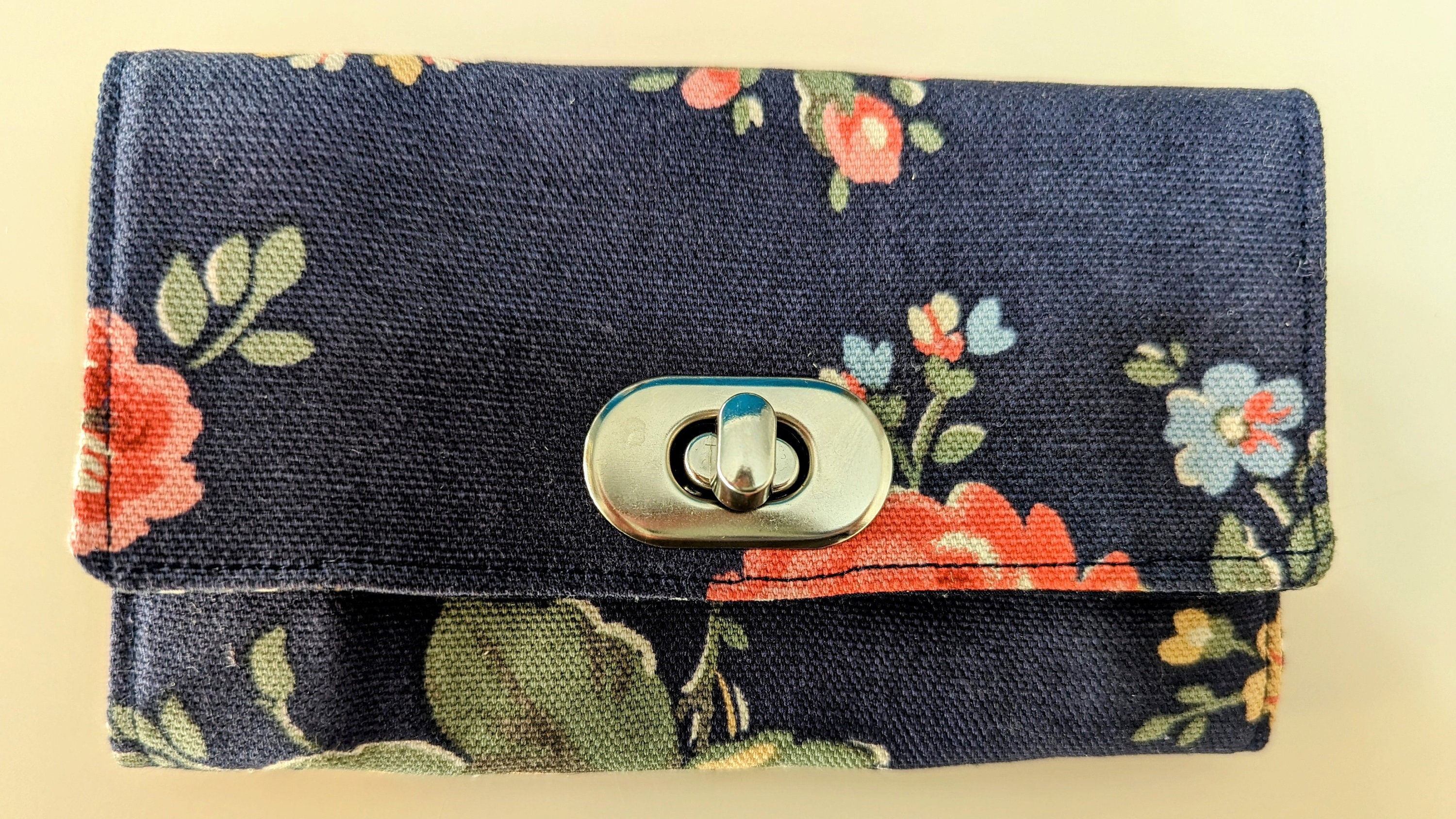 Cath Kidston 30 Years Icons Slim Pocket Purse Wallet in Navy Blue Oilcloth,  Navy Blue, One Size, small : Amazon.com.au: Clothing, Shoes & Accessories