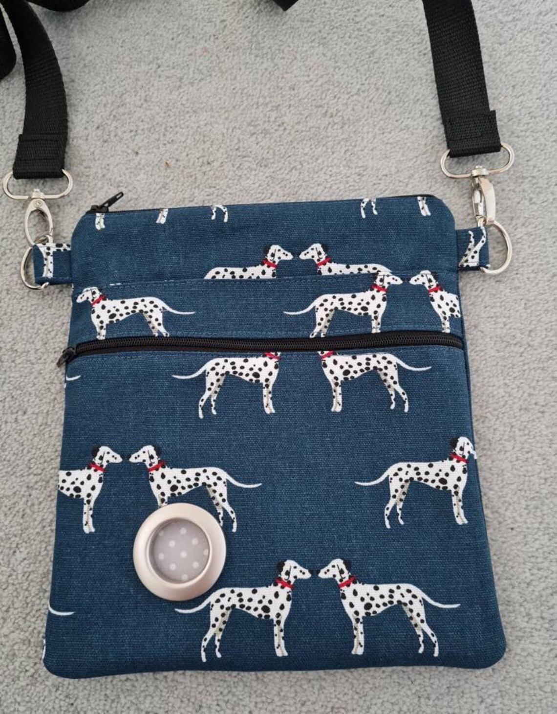 Sophie Allport Dalmatian Fabric Dog Walking Bag Etsy UK
