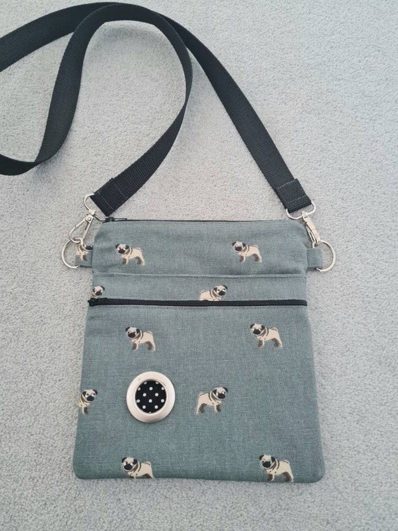 Sophie Allport Pug Fabric Dog Walking Bag Etsy UK