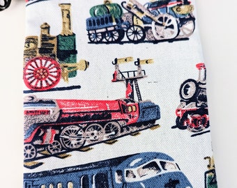 Cath Kidston Trains Fabric Handmade Phone Crossbody Bag UK