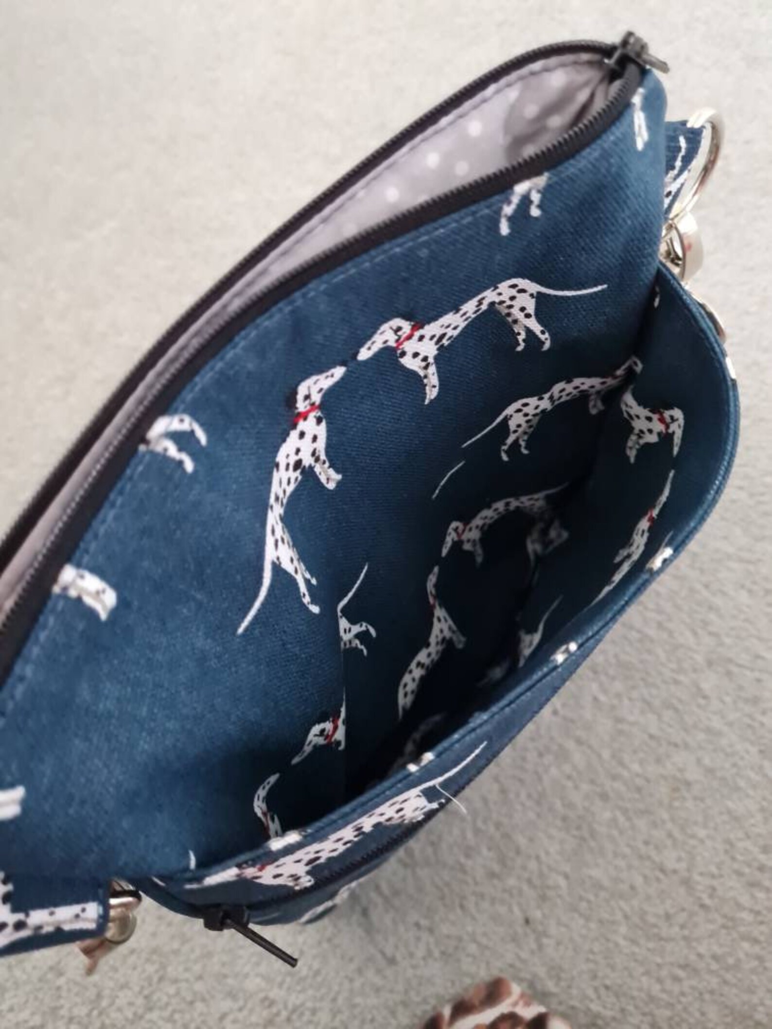 Sophie Allport Dalmatian Fabric Dog Walking Bag Etsy UK