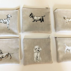 Coin purses made in Dog Breed  oilcloth