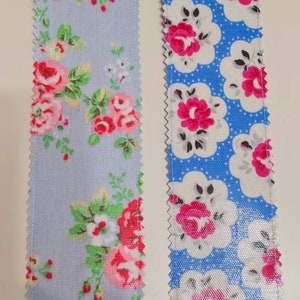 Cath Kidston oilcloth handmade bookmarks