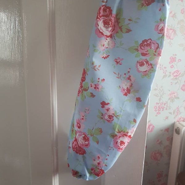 Carrier bag holder in Cath Kidston  blue Rosali fabric